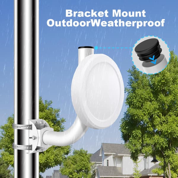 Universellt trådlöst bryggfäste, stolp- och väggmonterat fäste för utomhus AP Access Point Client Bridge CPE, 2-pack