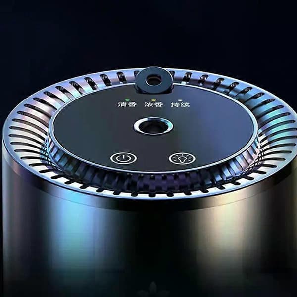Bil Luftfräschare Eterisk Olja Doftspridare Luktdistributör USB Uppladdningsbar Aromaterapi Doft Luftrenare LED-ljus A2