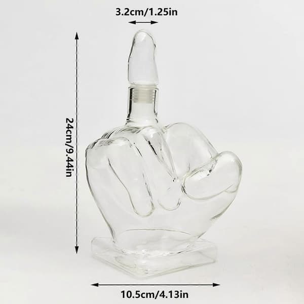 1L Långfinger Vin Karaff Whiskey Karaff Set Whiskey Karaff Set Het