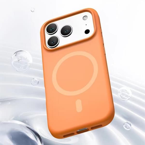 Kompatibel med iPhone 17 iPhone 17 Pro iPhone 17 Pro Max, Kompatibel med MagSafe (Orange)