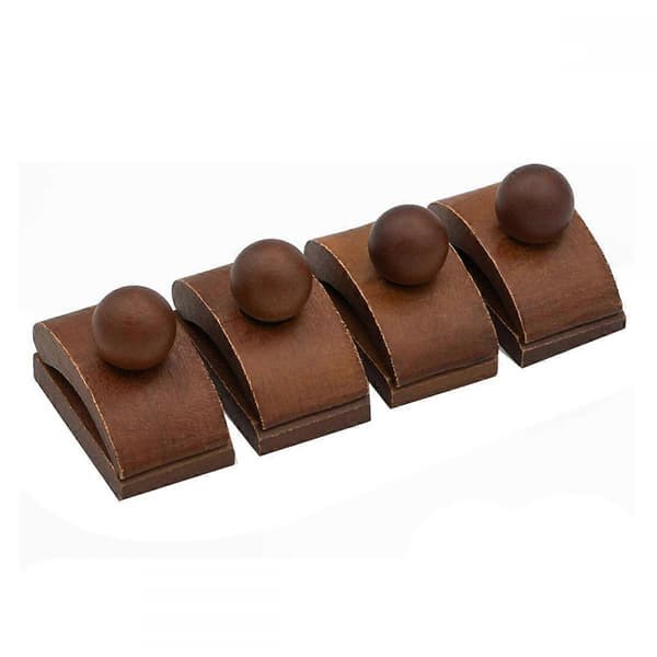 Väggbonadshängare, täckeshängare för väggbonader, filthängarklämmor, matttavla, träväggklämmor 2-pack