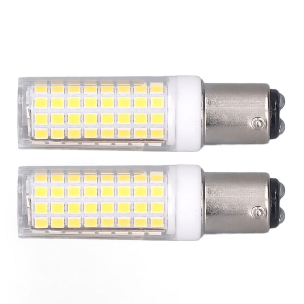 2 st LED-majslampa BA15D 10W Dimbar Energisparande 102LED