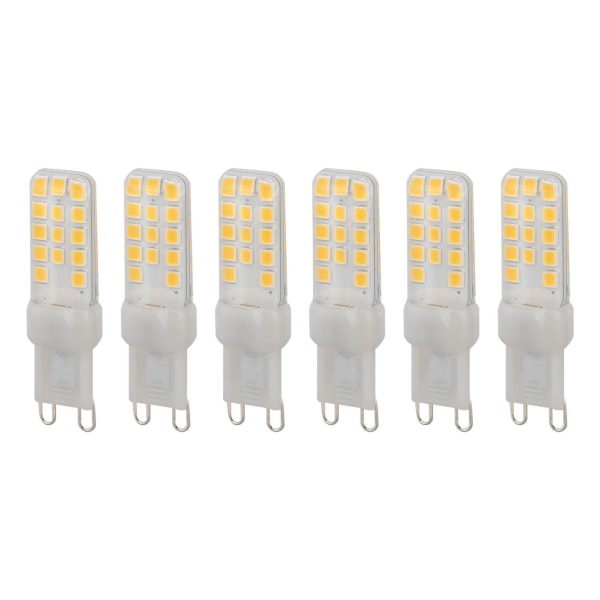 6PCS G9 LED-lampa Dimbar 5W 450LM 28 Pärlor Hushåll