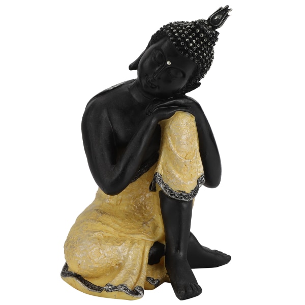 Thailand Buddha Sovande Staty Resin Skrivbordsdekoration