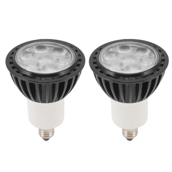 2 st 7W E11 LED-lampa vit belysning energibesparande