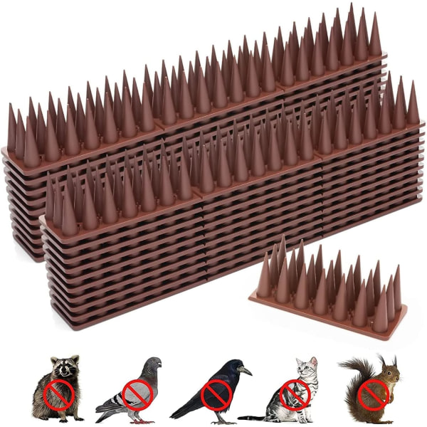 Pigeon Spike, 5,7 meter plastbalkong Pigeon Repellent Kit,