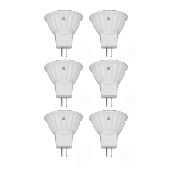 6 st MR11 LED-lampa 4W GU4 Dubbelstiftlampa Dimbar 360lm