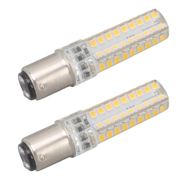 2PCS BA15D LED-lampa 5W 72LED 450LM Ersättningslampa BA15D