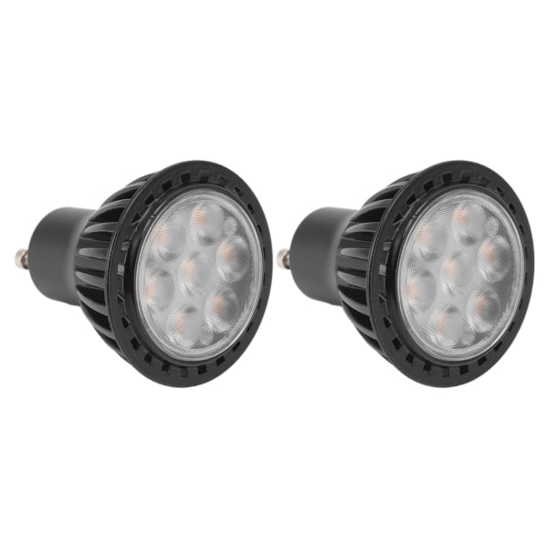 2-pack GU10 Spotlight-lampa 3000K 7W Varmvitt LED-lampa