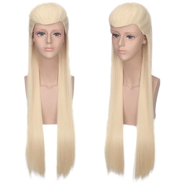 Christmas wig made of real hair. Authentic for the Christmas season