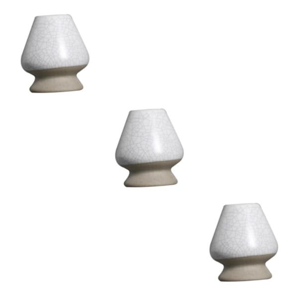 1/2/3 Handgjord Matcha Vispställ Te-ceremoni Teset för Vit med Spricka 6 x 7cm 3S 3Sets White with Crack 6 x 7cm