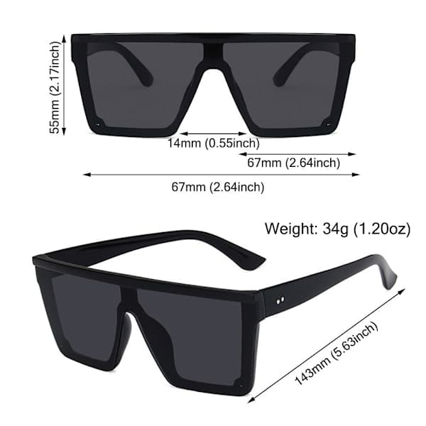 Nye Trendy Store UV400 Solbriller med Fuld Ramme til Gadefotografering og Kørsel, Leopard- Leopard Tea