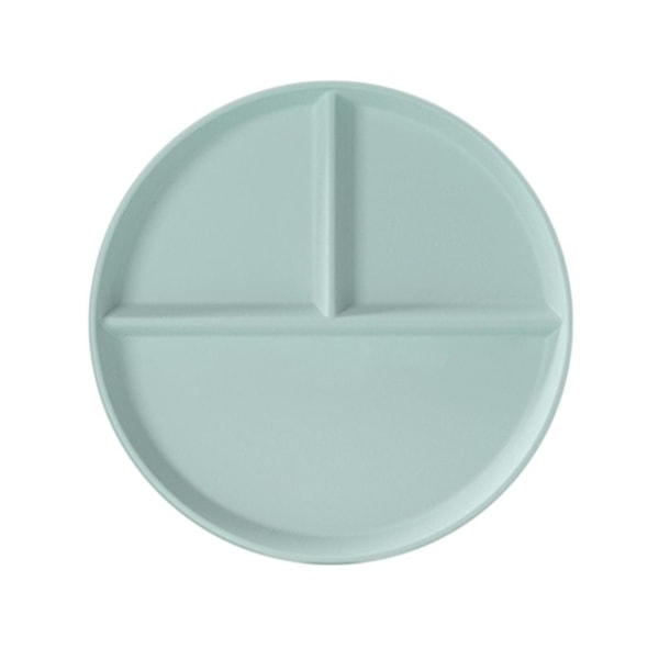 Tallerken med 3 rum Runde middagstallerkener i plastik{HH}