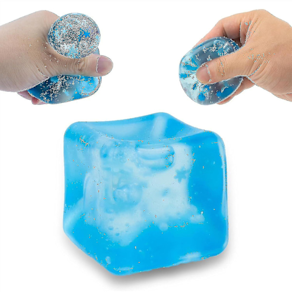 Isterning Squishies, TPR Transparent Isterning Mochi Squishy Fidget Legetøj Stressbolde Stress Relief Legetøj Klemme Legetøj Mini Squishies Til Gave{HH}
