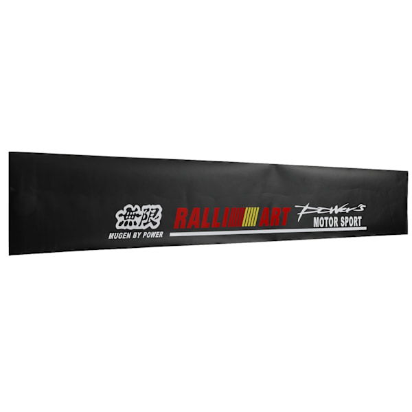 130x21cm Universal PVC Reflekterende Bilmærkat, Dekorative Forrudemærkater med Skraber til Bil Motorsport