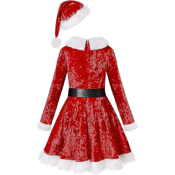 Børne Santa Claus Kostume, Sød Grøn Elf Klovn Kostume, Scene Tøj, 2-Pak 2 2 XL