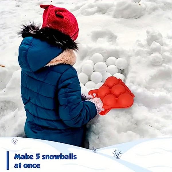 5-i-1 Snöbollsmaskin Direkt Stora Snöbollar Assorted Varieties 1pc