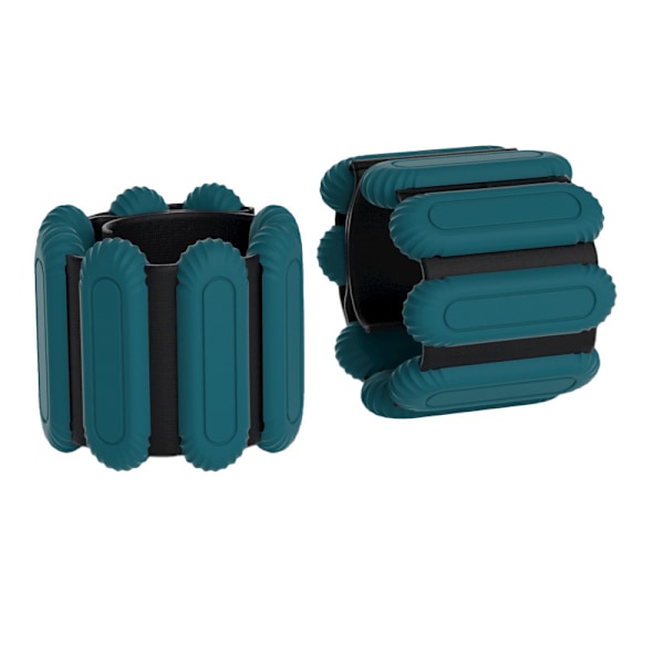 Skal-stil nyt silikone vægtbærende armbånd svømning fitness Pilates energi ring armbånd fodring 2.2 pounds per pair ink