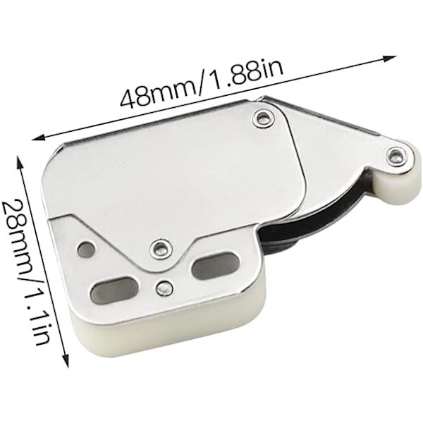 6 Pieces Mini Touch Latches Door Lock Mini Latch Spring Lock