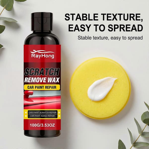 Clear Coat Scratch Repair Paste Effortless Scratch and Swirl Removal After Wash Detailing Routine 2PCS