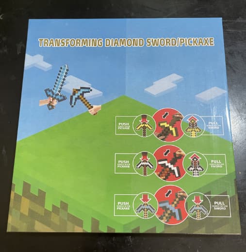 Minecraft Leksaker Barnstorlek Rollspelsaccessoarer Barnpresent Bekväm Klassisk Rechargeable yellow mining lamp