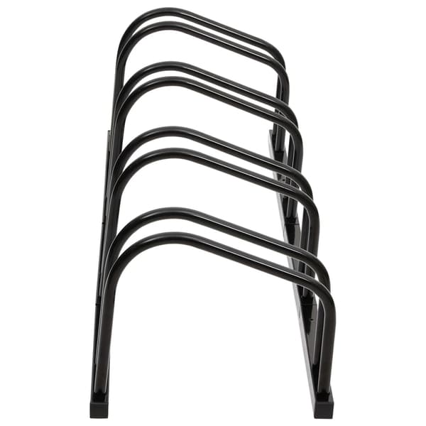 vidaXL Bicycle Rack for 4 Bikes Black Steel