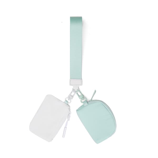 Bærbar Håndleddsmappe – Mini Kortholder og Myntpung for Hverdagsbruk Mint green