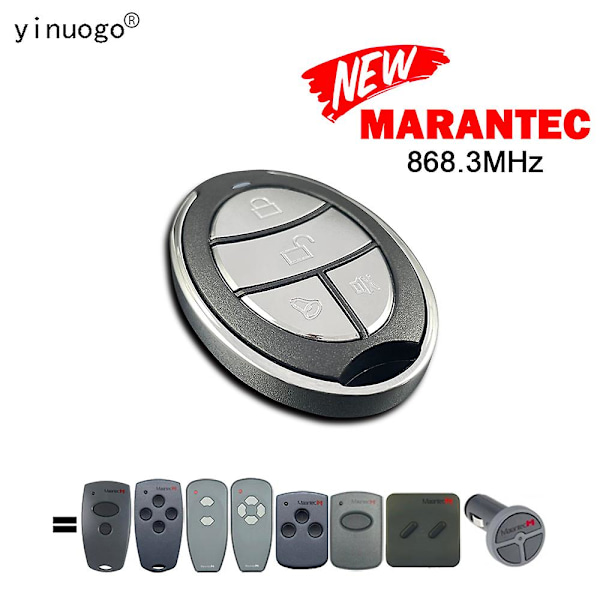 Marantec Fjärrkontroll för Garageport 868mhz Marantec Digital 382 384 302 304 313 321 323 Marantec Command 131 Handsändare YNG106
