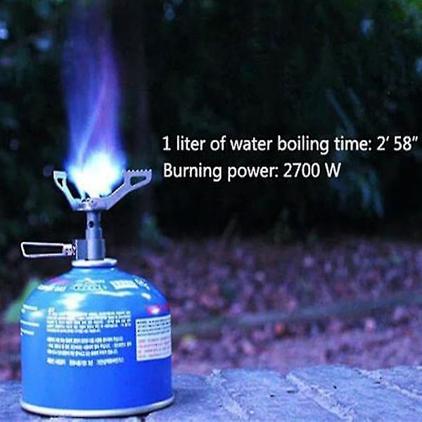 Brs-3000t Ultralet Titanium Legering Camping Gasblus Udendørs Komfur Hfmqv{hh}