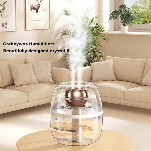 3L Luftfukter Ultralyd Kjølig Tåke Stille Drift Aroma Diffuser For Hjemmekontor Barnerom Soverom
