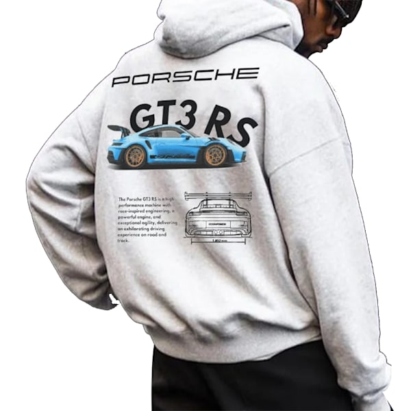 Setcar Porsche911 print til mænd Mode hættetrøje til mænd og kvinder Farve11 Color11 M