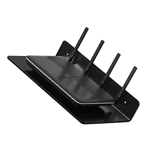 Flydende Projektor Vægmonteret Hylde Sikkerhedskamera Væghylde TV Bokse Router Flydende Hylde Multifunktionel Vægmontering Sort 0.1