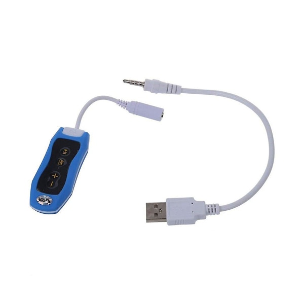 Vattentät IPX8 Clip MP3-spelare FM-radio Stereo Audio Simning Dykning Surfing Cykling Sport Musik P