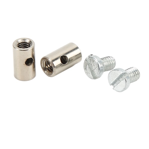 6mm/0.2 tum Lödfria Kabelnipplar Universal Metall Bromslinje Gasreglage Chokeände för Bil Motorcykel Cykel 0.1