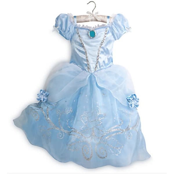 Ny kjole til piger i koreansk stil prinsesse Halloween-kostume elegant børnemode yellow 110cm