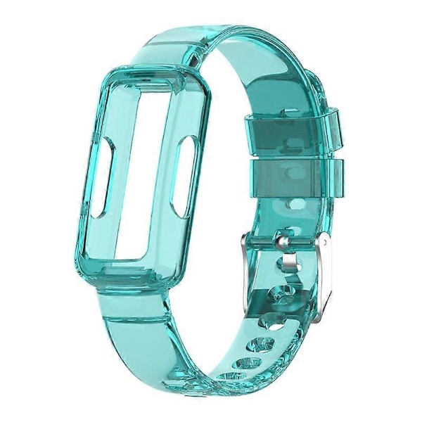 Transparent Armband för Fitbit- Ace 2/Inspire/Inspire 2 Smart Watch Armbandsur{hh} Blue
