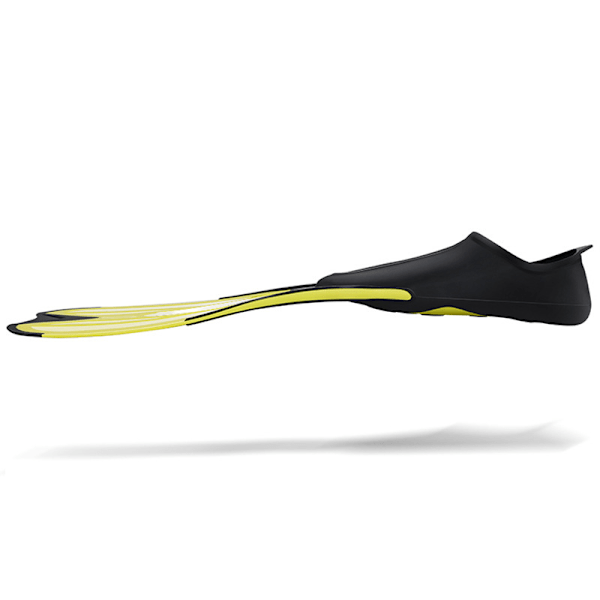Ammattimaiset räpylät snorklaukseen, uimaräpylät aikuisille, sukellusräpylät Yellow and black Code 31-33