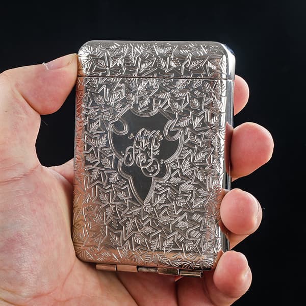 Three Open Alloy Cigarette Case Peaky Blinders Creative 3-sided Engraved Men's Model