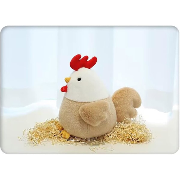 Kylling Kosedyr Kylling Plysjdukke Leke 8 tommer for Jenter Jul (Kylling)
