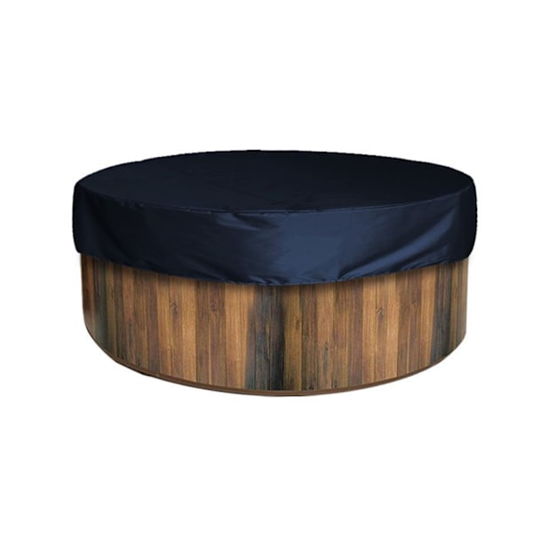 Udendørs Badekar Cover Rundt Spabad Cover Vandtæt Markise Støv Cover - Mørkeblå (Produktstørrelse: 200*30cm)