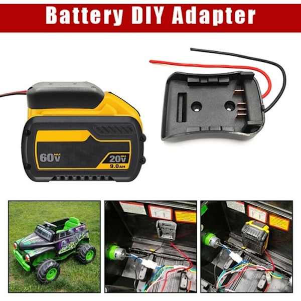 Batteriadapter för Strömkontakt Dock Flexvolt 60V Max 12 Gauge 54