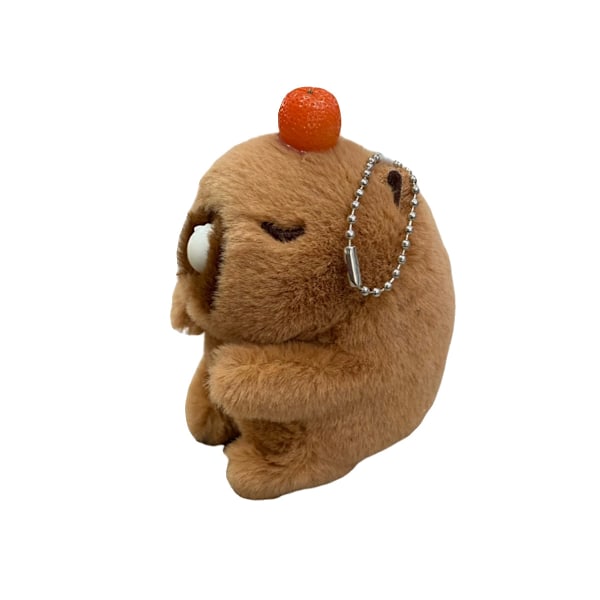 Kapibara Kupla Nukke Purista Hauska Nukke Pehmolelu Kapibara Riipus Vinkuva Opiskelijalahja 2 wagging tail capybara keychains