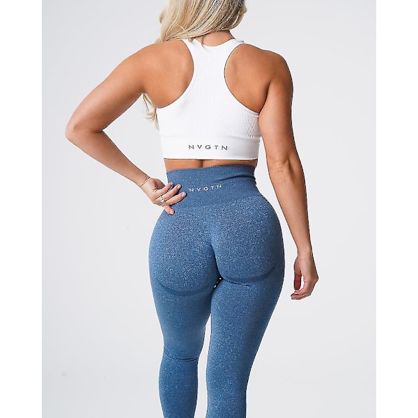 Nvgtn Prickiga Sömlösa Spandex Leggings för Kvinnor Mjuka Tränings Tights Träningskläder Yoga Byxor Gym Kläder{HH}