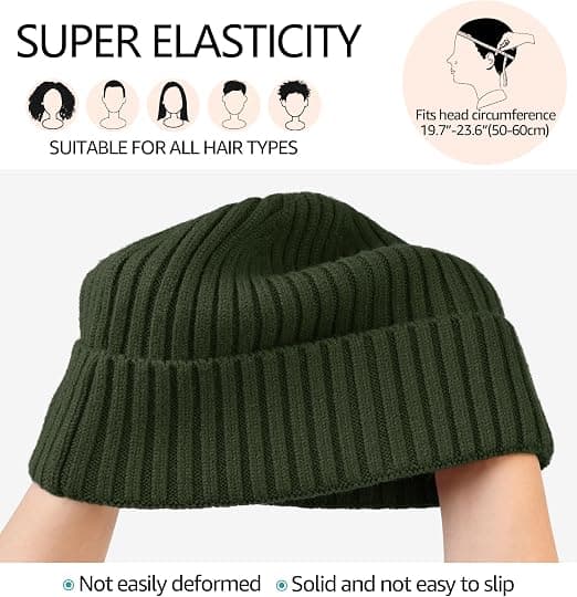 Varm Stickad Mössa För Män Kvinnor Barn Vintermössa Unisex Daglig Klassisk Grönsaksdesign
