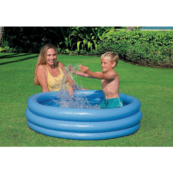 INTEX 59416EP Crystal Blue Oppustelig Børnepool, 114 cm x 25 cm