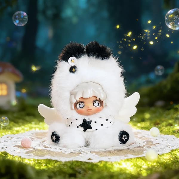 ETTA Star Wing Illusion Plys Blind Box Fyldt Nøglering Taske Ch 1 Box Random