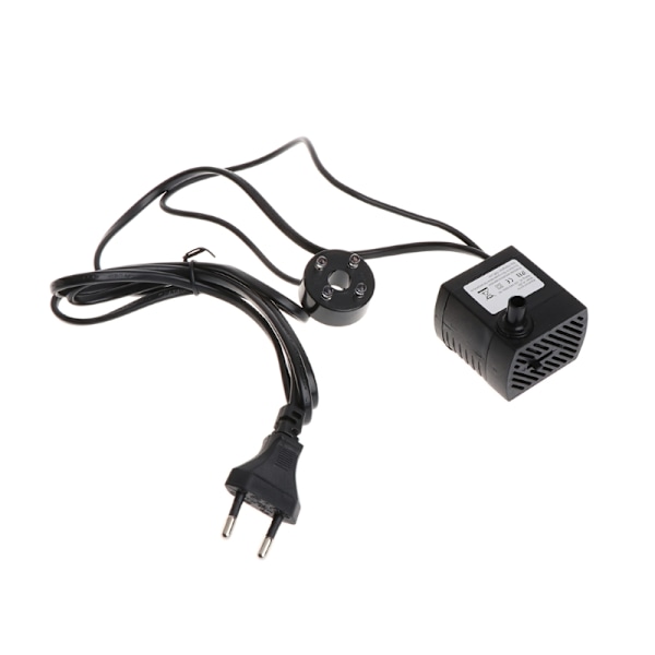 Akvariepumpe med sugekopper Mini Størrelse Senkbar Stille Pumpe med LED-lys 5W Fontene Dammepumper