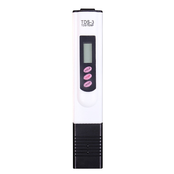 Accurate TDS Meter 0-9999 PPM Temp Water Quality Test-White