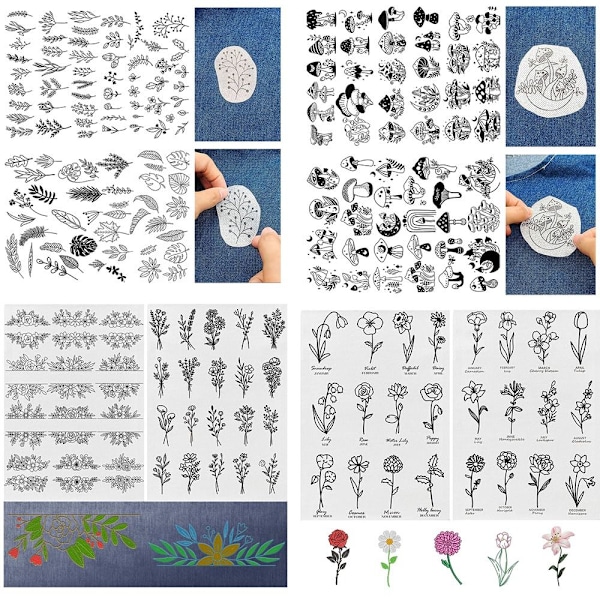 2 kpl Neulottu kirjonta paperi Handsy Stabilizer DD