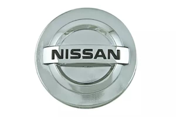 4-pack - Nissan Hubcaps / Wheel Hub Emblems - B 6 64 54mm - Silver